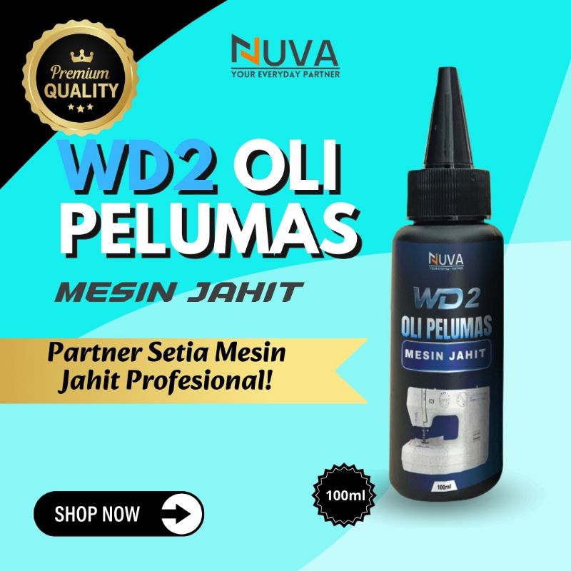 NUVA - WD2 Oli Pelumas Mesin Jahit Oli Mesin Jahit
