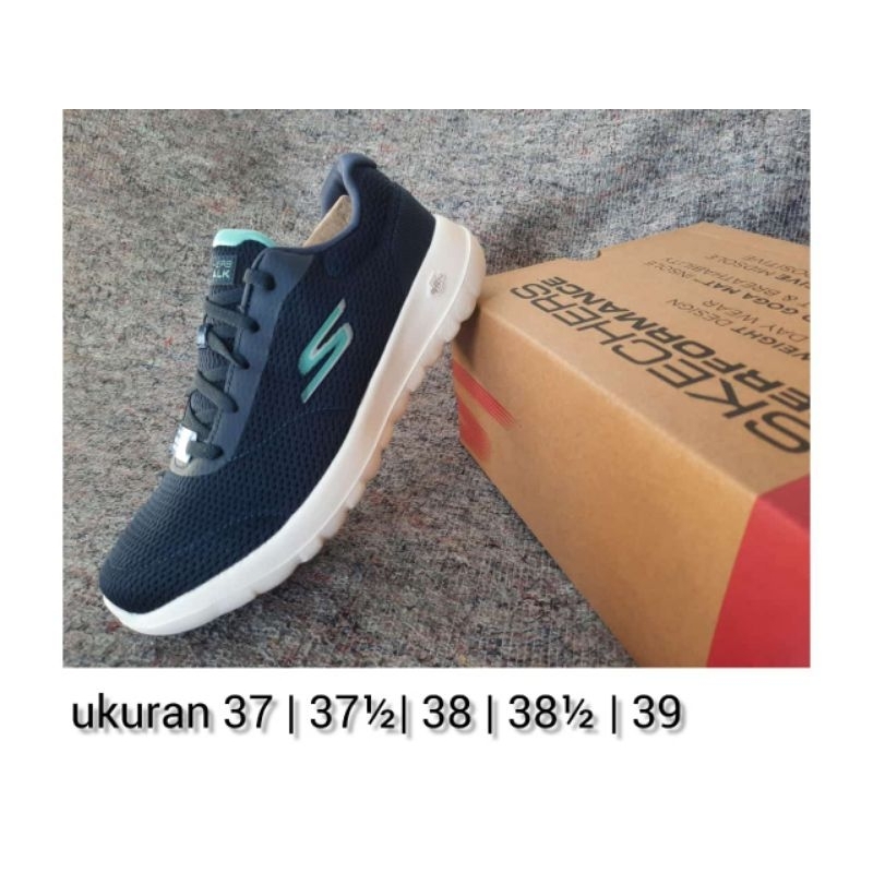 sepatu slipon women Skechers wanita original asli Ori BNIB go walk 6 vivid idea