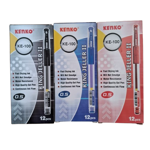 

1 Pack PulPen Gel Kenko KE-100 King Jeller II Bolpen Kenko