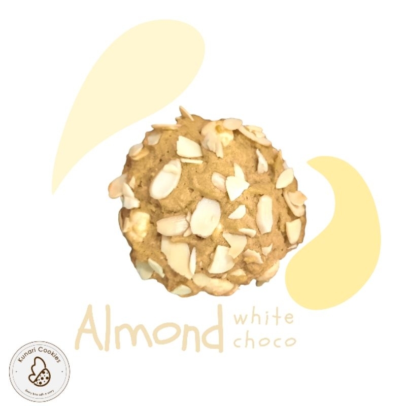 

Almond White Chocolate Cookies Kunari