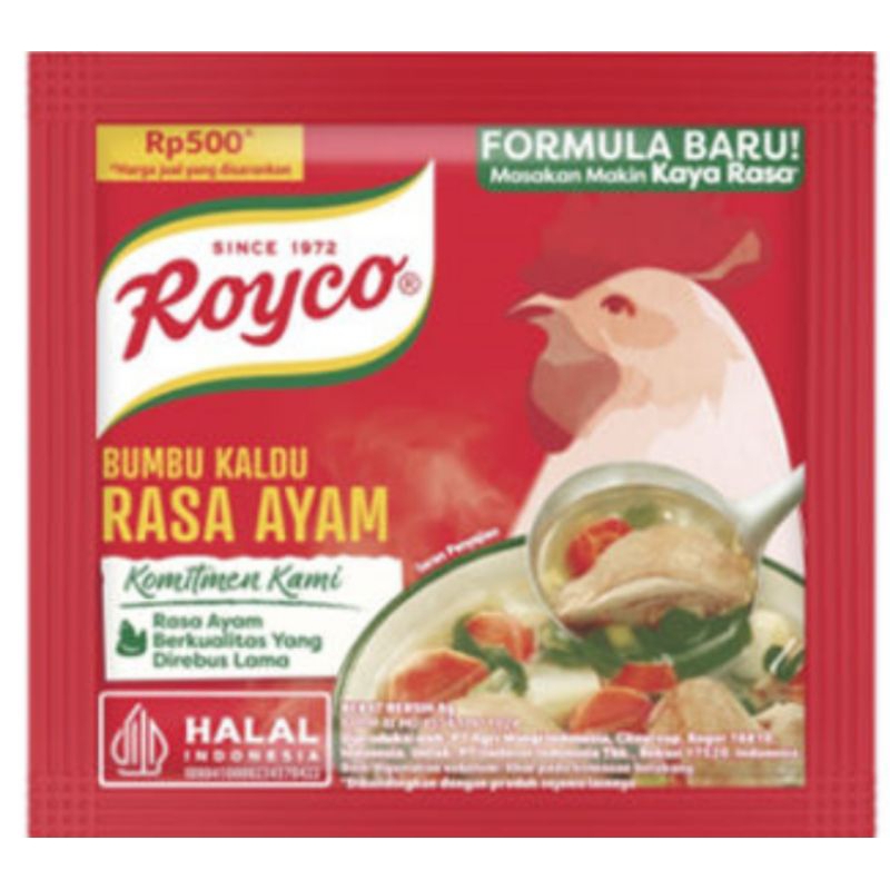 

ROYCO AYAM DAN SAPI SACHET (isi 12 pcs/1 lusin)