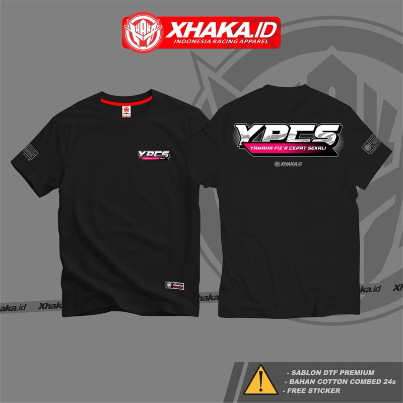 T-Shirt YPCS ( Yamaha Fiz R Cepat Sekali ) Original XHAKA.ID Apparel