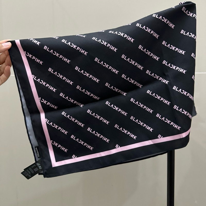 original h&m blackpink bandana scarf (gapernah dipake)