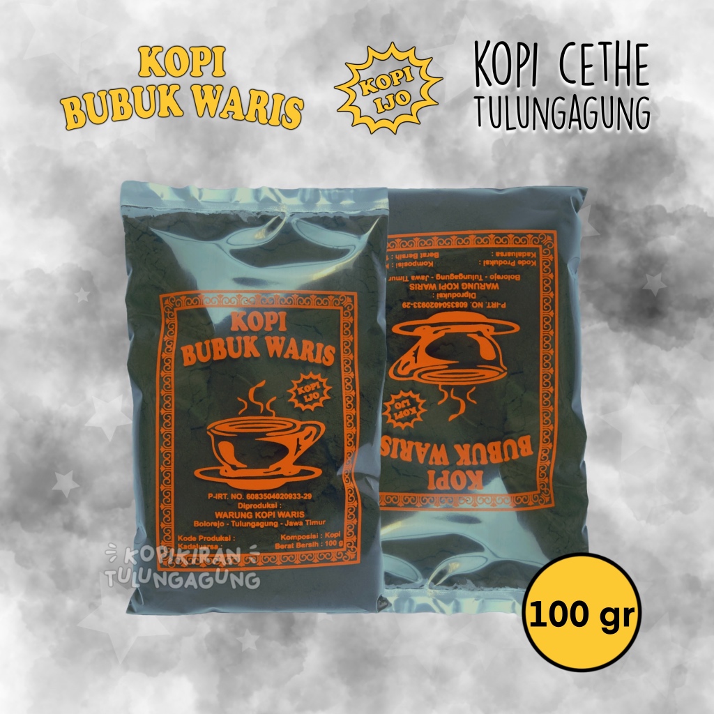 

kopi ijo waris tulungagung 100 gr - kopi cethe