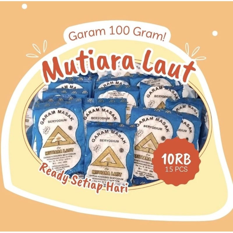 

Mutiara Laut Garam 100 Gram 15/Pcs