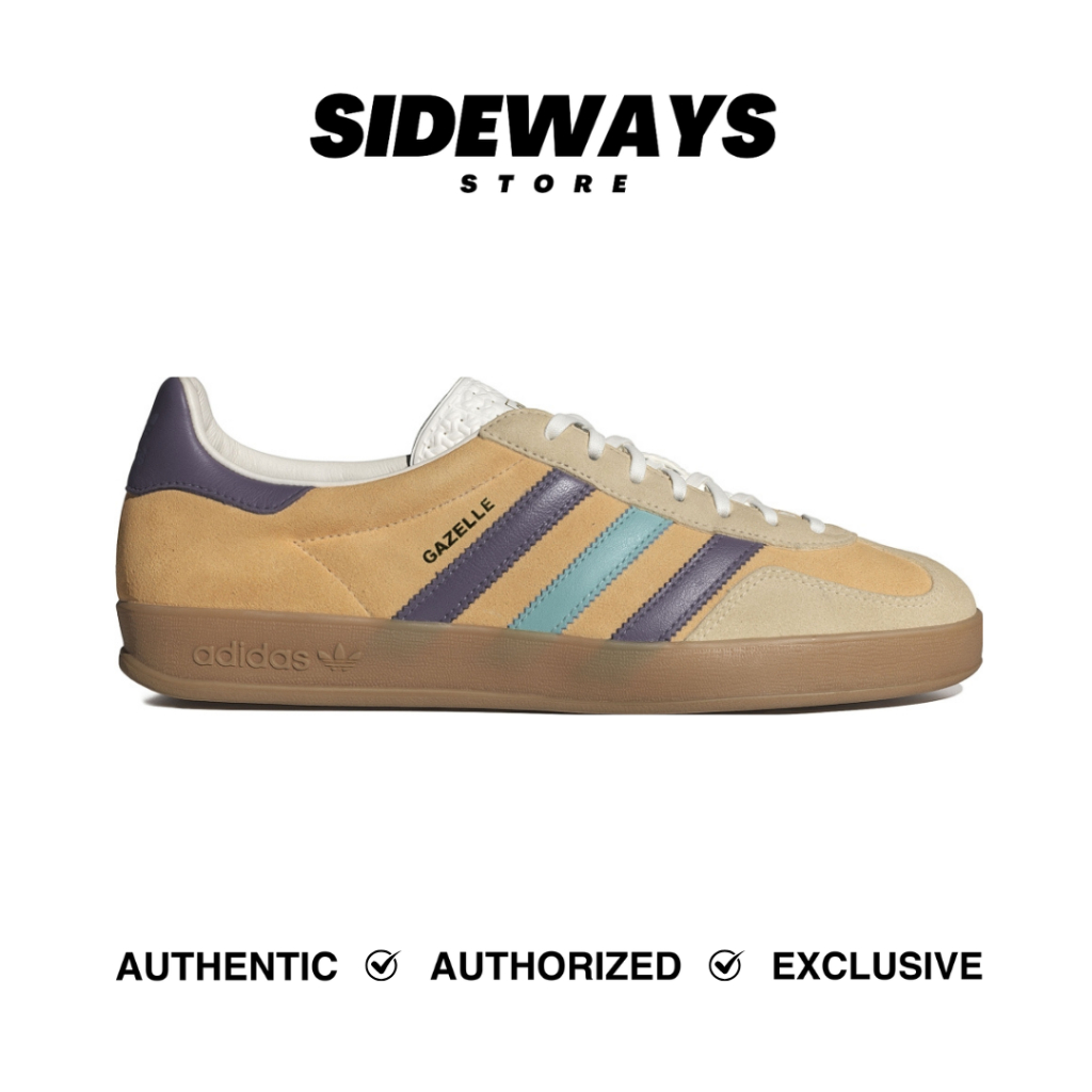 Adidas Gazelle Indoor Glow Orange Shadow Violet Off White (IG1636)