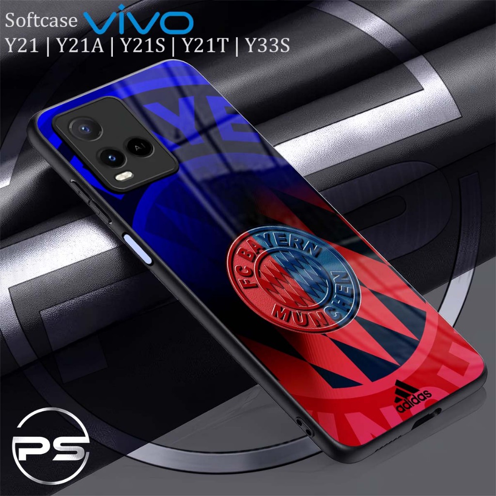 PS83 Softcase Kilau Vivo Y21 Y21A Y21S Y21T Y33S | Case Hp Vivo Y21 Y21A Y21S Y21T Y33S | Kesing Gla