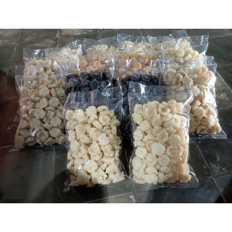 

Rengginang mini varian rasa