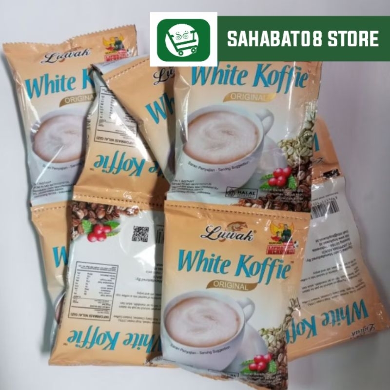

Luwak White Koffie Original 1 Renceng isi 10 x 20G