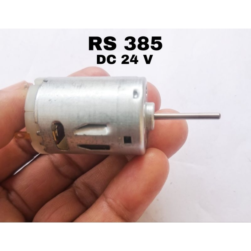 DINAMO DC RS 385 24V AS PANJANG 21MM