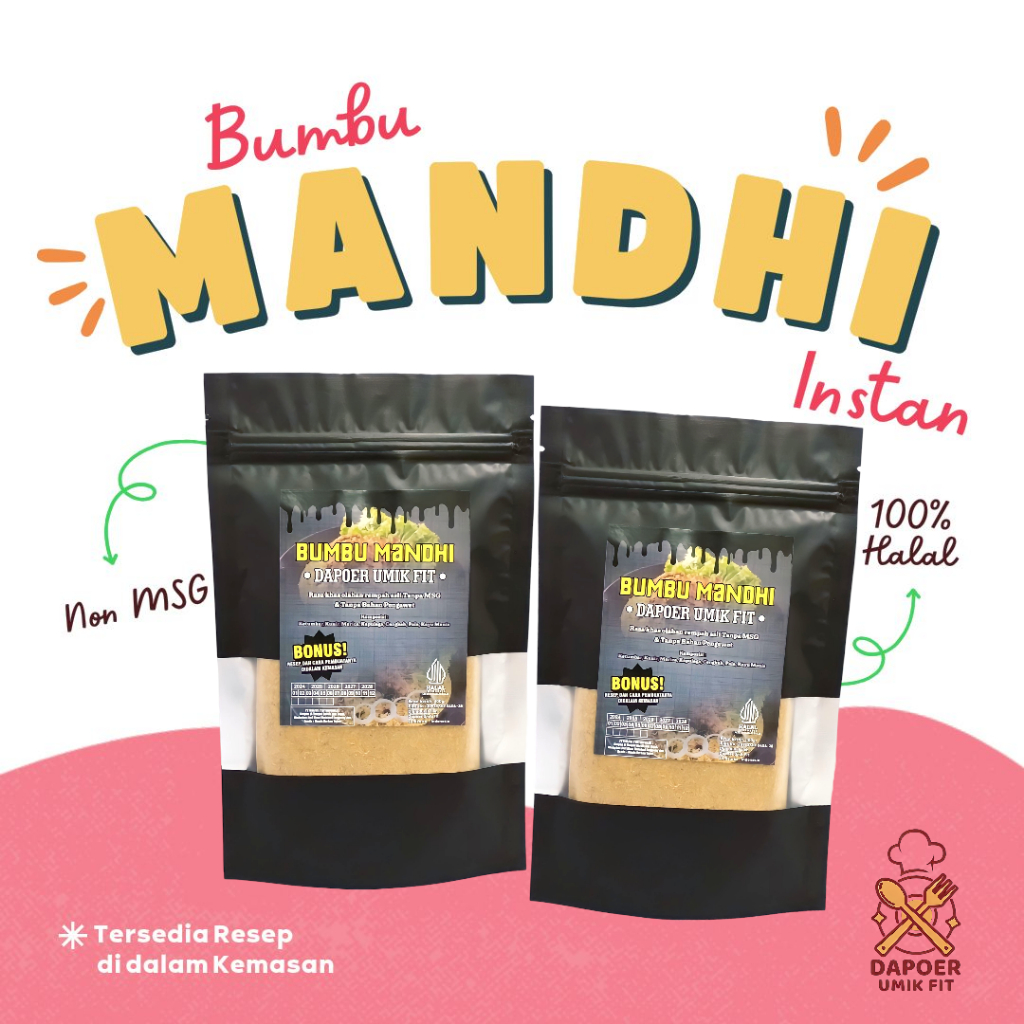 

BUMBU MANDHI DAPOER UMIK FIT | Bumbu Instan 100 gram