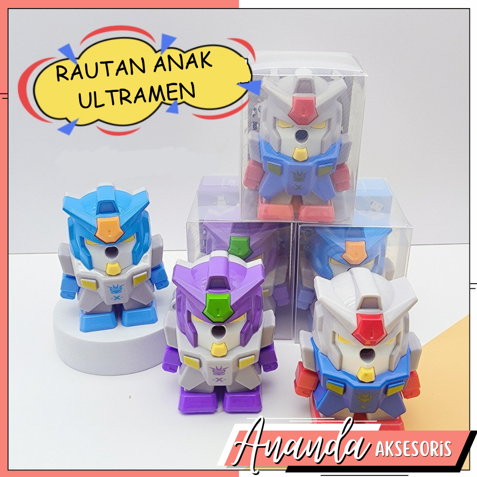 

Serutan Meja Putar Ultraman/Rautan Putar Super Hero/ Rautan Meja Putar