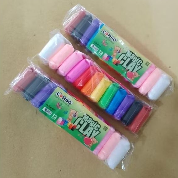 MAGIC CLAY 12 WARNA MERK COMBO