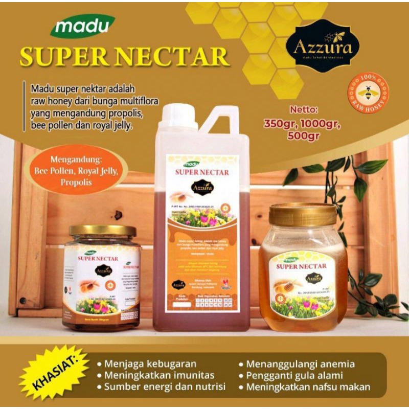 

Madu Super Nectar AZZURA 350gr, 500gr dan 1000gr