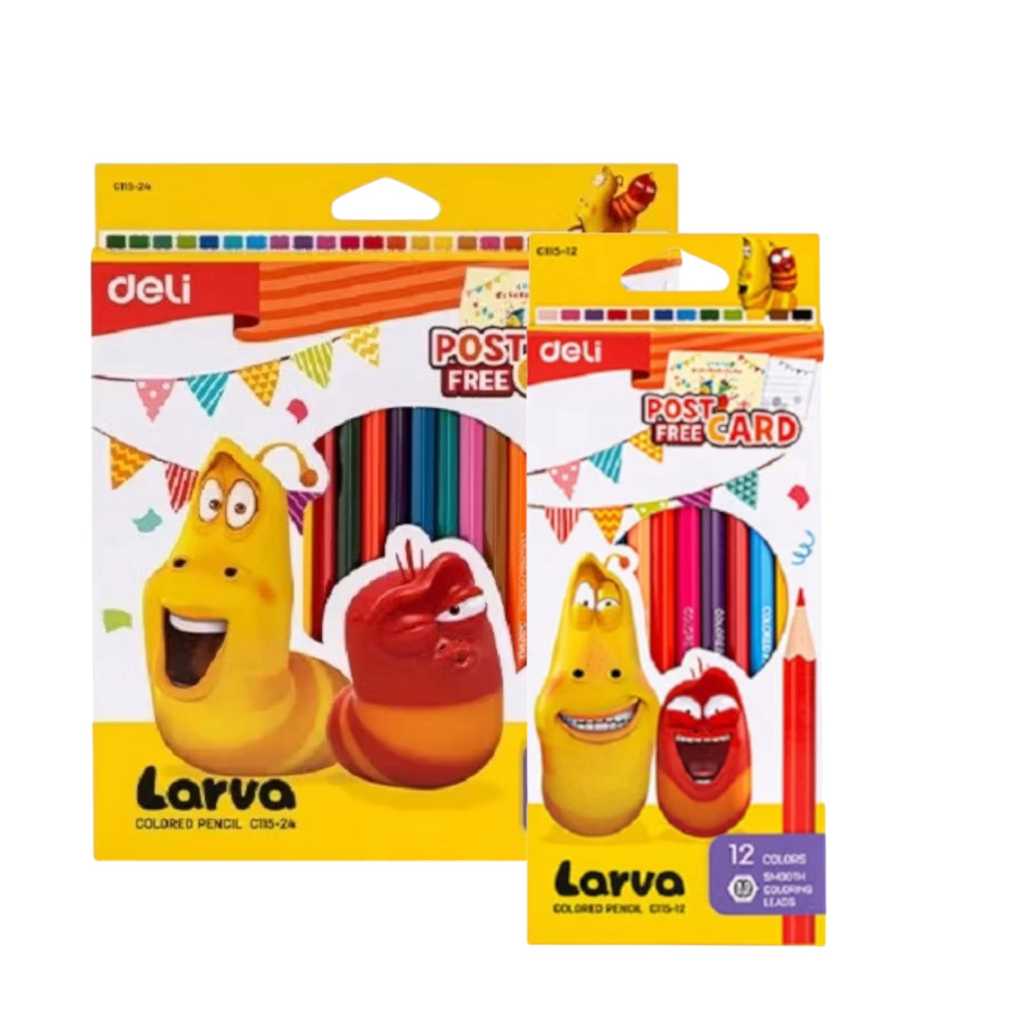 

DELI - EC115 Larva School Color Pencil / Pensil Warna Larva / Warna Mudah Diraut Warna Cerah dan Tebal
