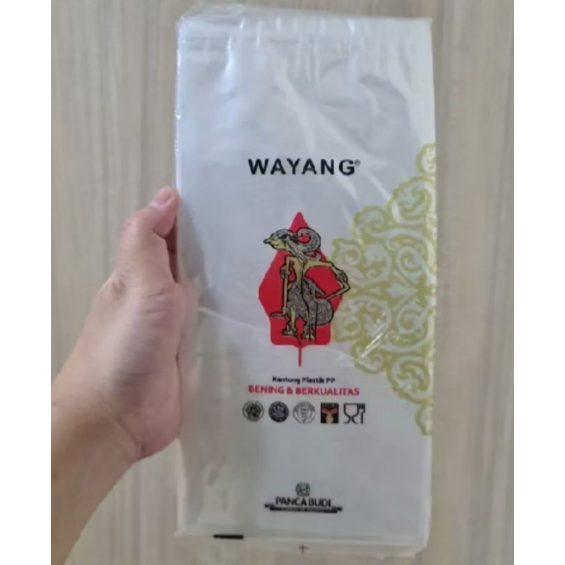 wayang plastik PP 35x50cm isi 5lembar