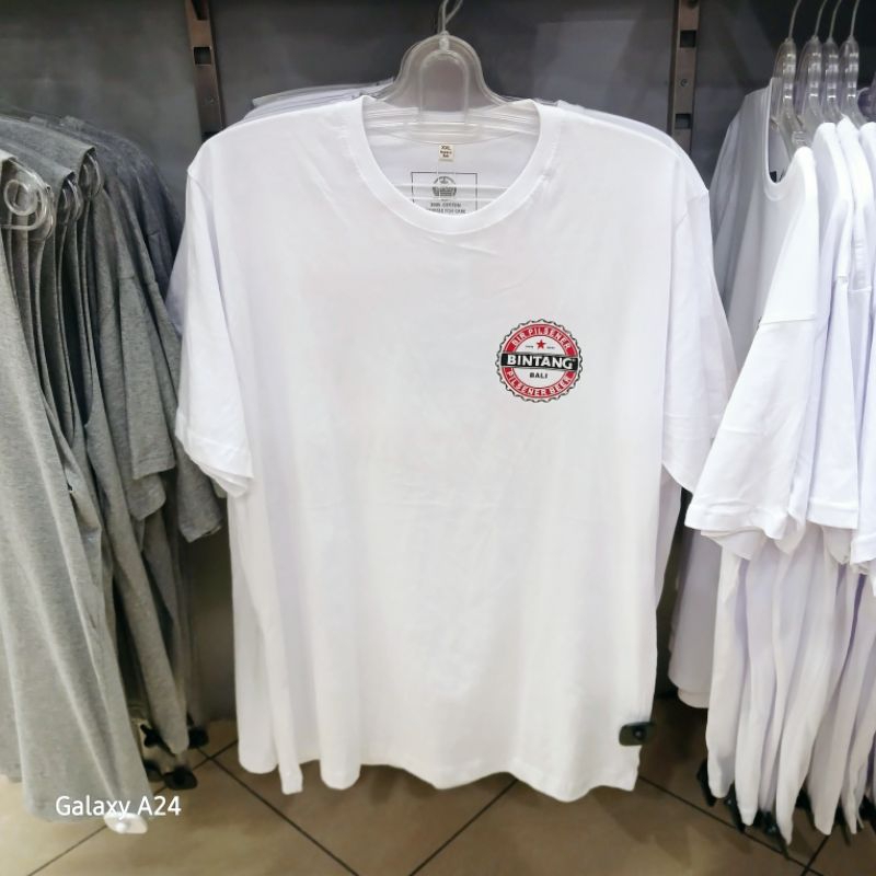 kaos Bintang Bali white Original