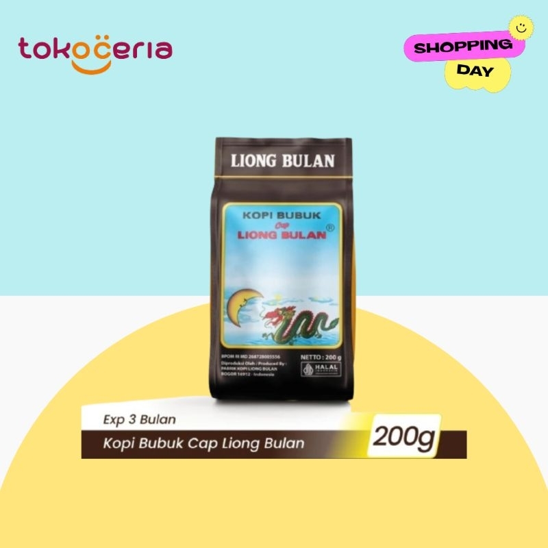 

KOPI BUBUK CAP LIONG BULAN TANPA GULA 200g