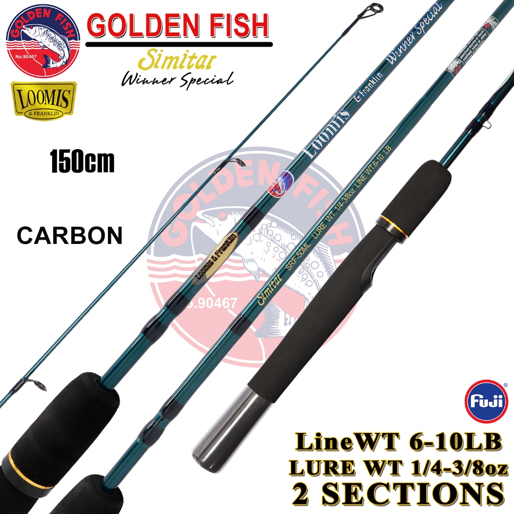 ROD CARBON GOLDENFISH LOOMIS SIMITAR WINNER SPECIAL FUJI