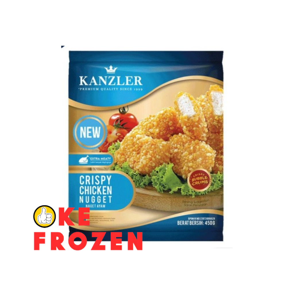 

KANZLER CRISPY CHICKEN NUGGET 450GR/NUGGET AYAM RENYAH/NAGET AYAM