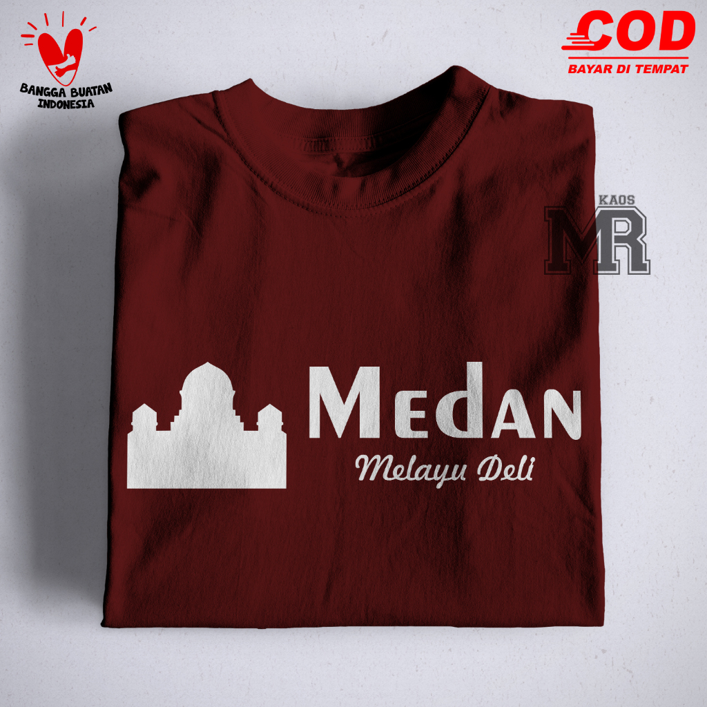 Medan - Kaos - Baju - T-Shirt - Pakaian - Murah - Pria - Wanita - COD