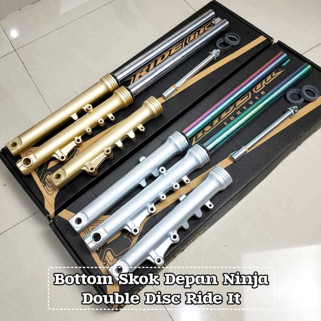As Shock Set Tabung Ninja Bottom Skok Depan Ninja As 33 Preload Cnc Ride It