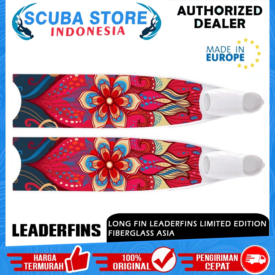 Long Fin Leaderfins Pure Carbon Fiberglass Limited Edition Asia Fins Freediving Spearfishing Apnea