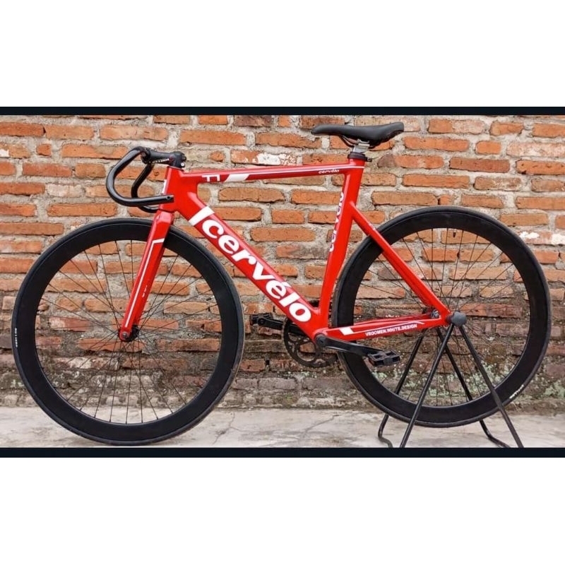 Fixie Cervelo T1 Murah Meriah Siap Pakai