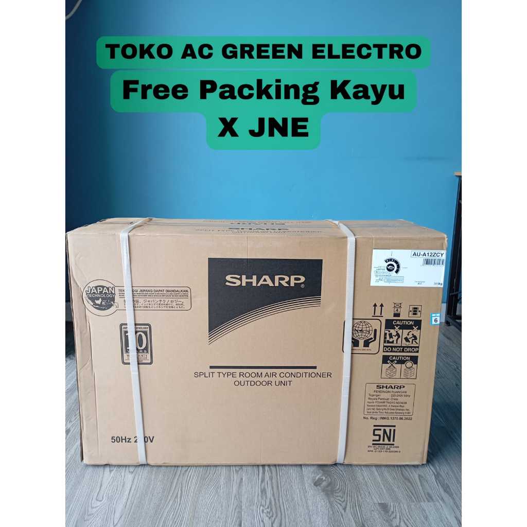 Outdoor ac sharp 1.5 pk - 2 pk ah12ZCY - ah18ZCY China R32 terbaru segel bisa instan
