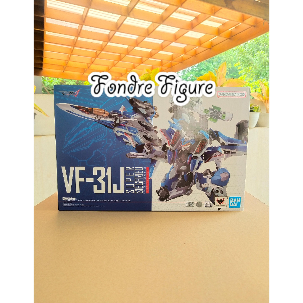 ORIGINAL DX CHOGOKIN VF-31J SUPERSIEGFRIED HAYATE IMMELMANN USE REVIVAL VER. MACROSS DELTA SUPER SIE