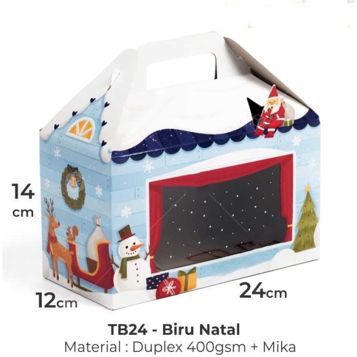 Packaging Kue Natal Kotak Kado Kardus Spesial Christmas Murah Terbaru