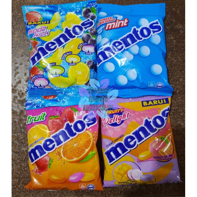 

Mentos Permen Bonbon Bungkus isi 45-50 Butir