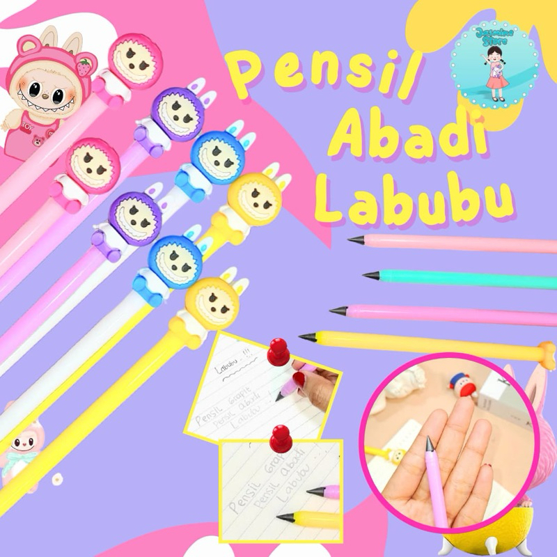 

Pensil Abadi Labubu/Pensil labubu Lucu/Pensil Eternal HB Labubu Pencil Tanpa Batas Pensil Ajaib Tanpa Rautan/Pensil Abadi Mekanik/Eternal Pencil labubu Kuromi Cinnamoroll My Melody Pochacco Pompurin Little Twin Star