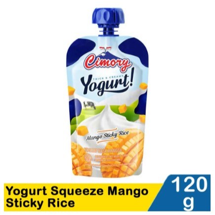 

Cimory Squeeze Yoghurt Mango Sticky Rice 120gr