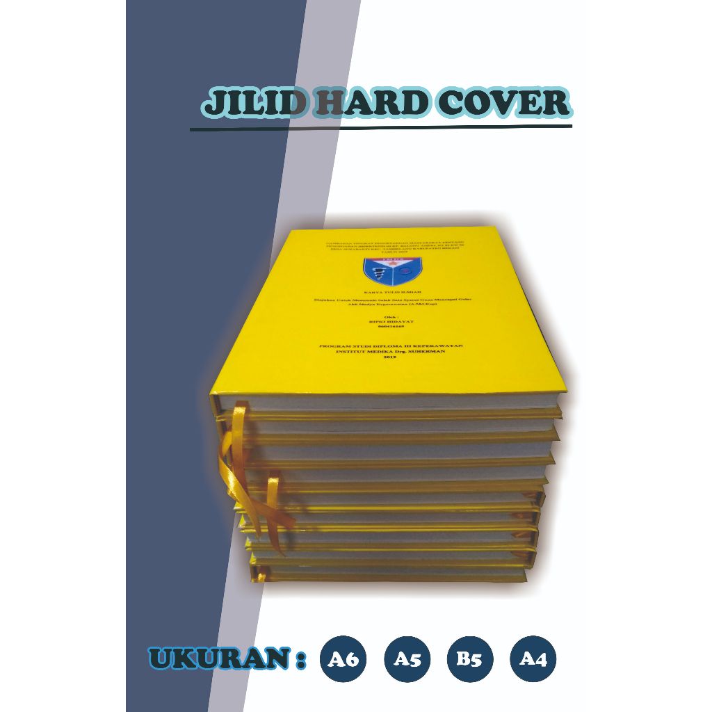 

JILID HARDCOVER - HARD COVER A6,A5,B5, A4 Termurah & Cepat