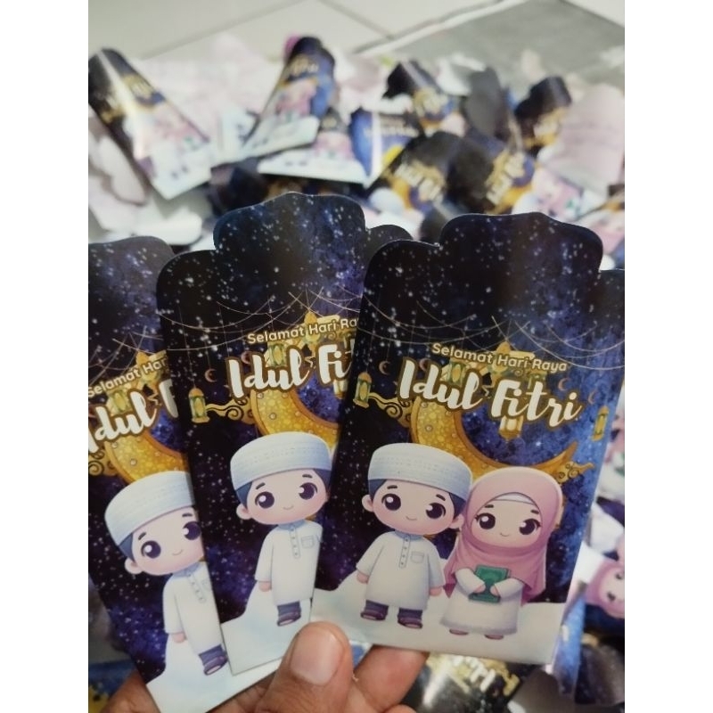 

Amplop Lebaran Motif muslim uk. Medium viral