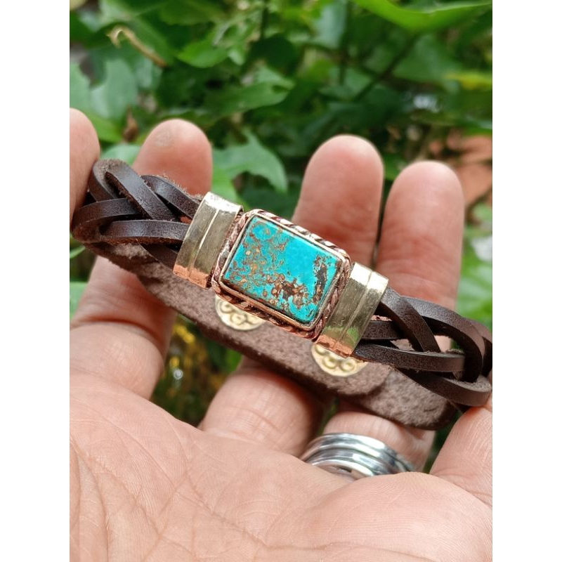 gelang kulit pirus Persia87