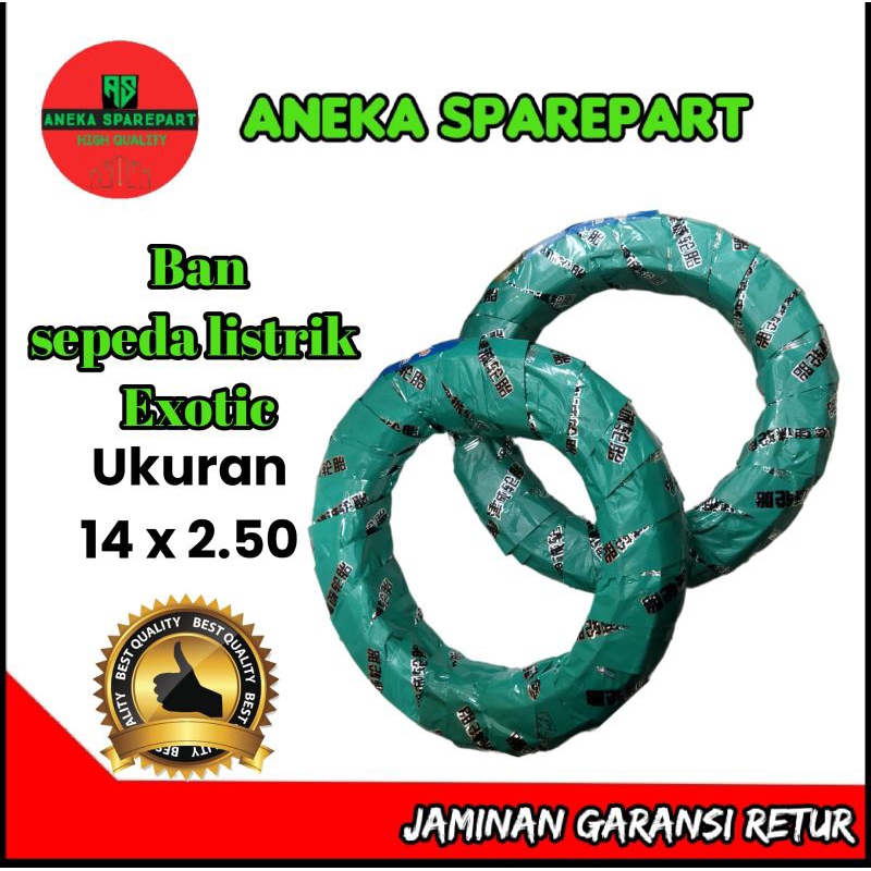 Ban Sepeda Listrik Exotic UKURAN 14×2.50