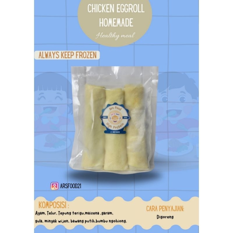 

ARSFOOD21 Chicken Eggroll Homemade / makanan sehat / makanan anak