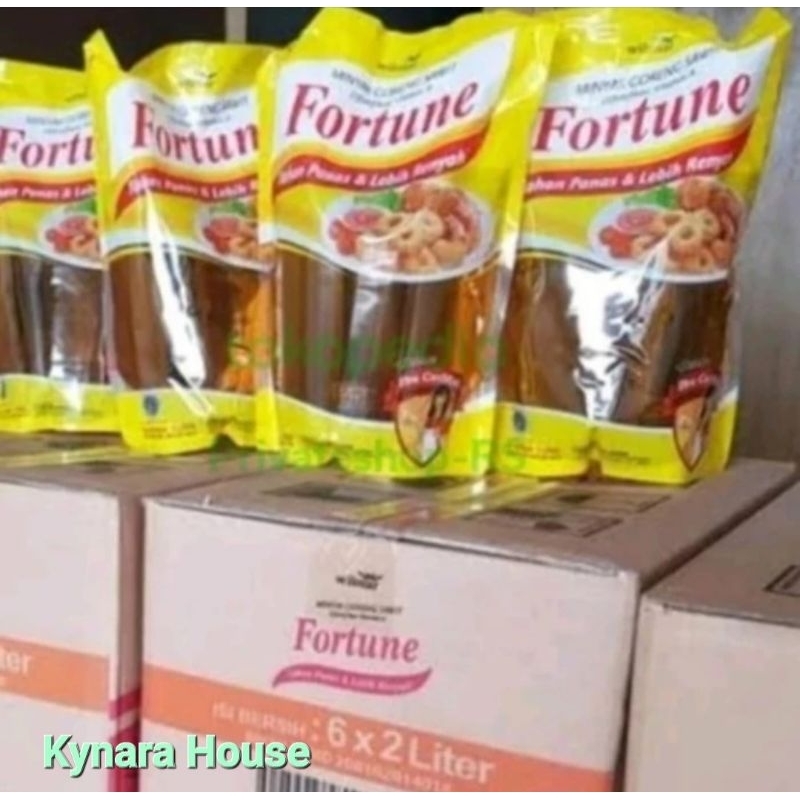 

Minyak Goreng Fortune Pouch 6x2 Liter (Karton)