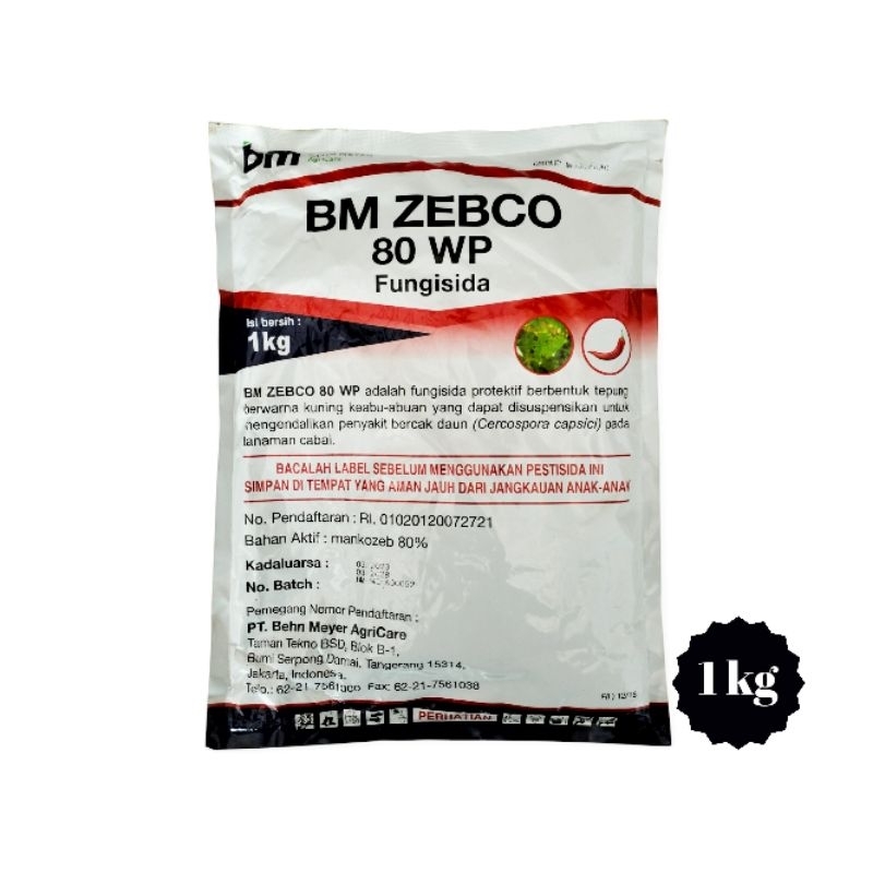 BM ZEBCO 80 WP Fungisida Protektif Kemasan 1kg