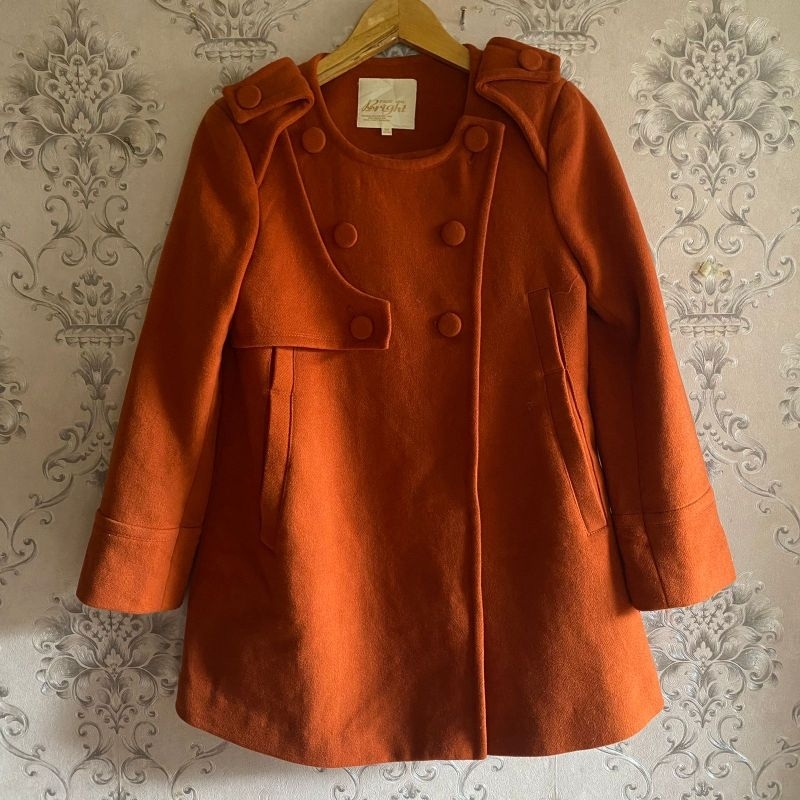 Coat wool wanita premium/coat wool import/coat wool import/coat winter spring autumn/coat musim ding