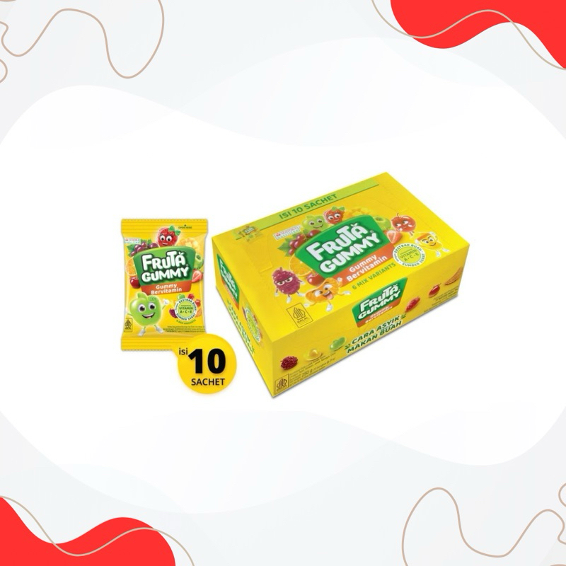 

Fruta Gummy / Permen Bervitamin / 1 Box 10 pcs