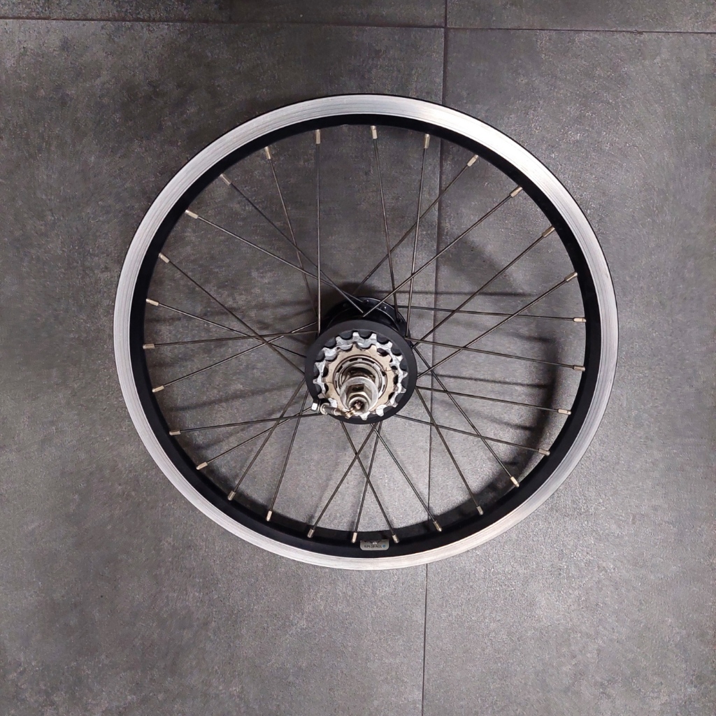 Roda Belakang Seli Sepeda Lipat BrOmton Pikes 3sixty 16 inch Sturmey Archer 5 speed internal 2 speed