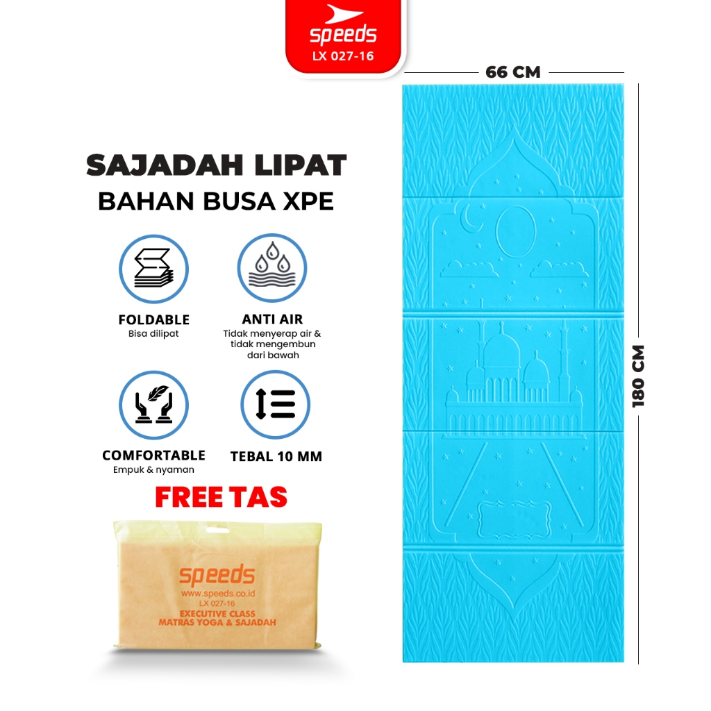 SPEEDS Matras Lipat Duduk XPE Polos Olahraga Yoga Baby Kasur Tidur Gunung Tebal Karpet Outdoor Matra