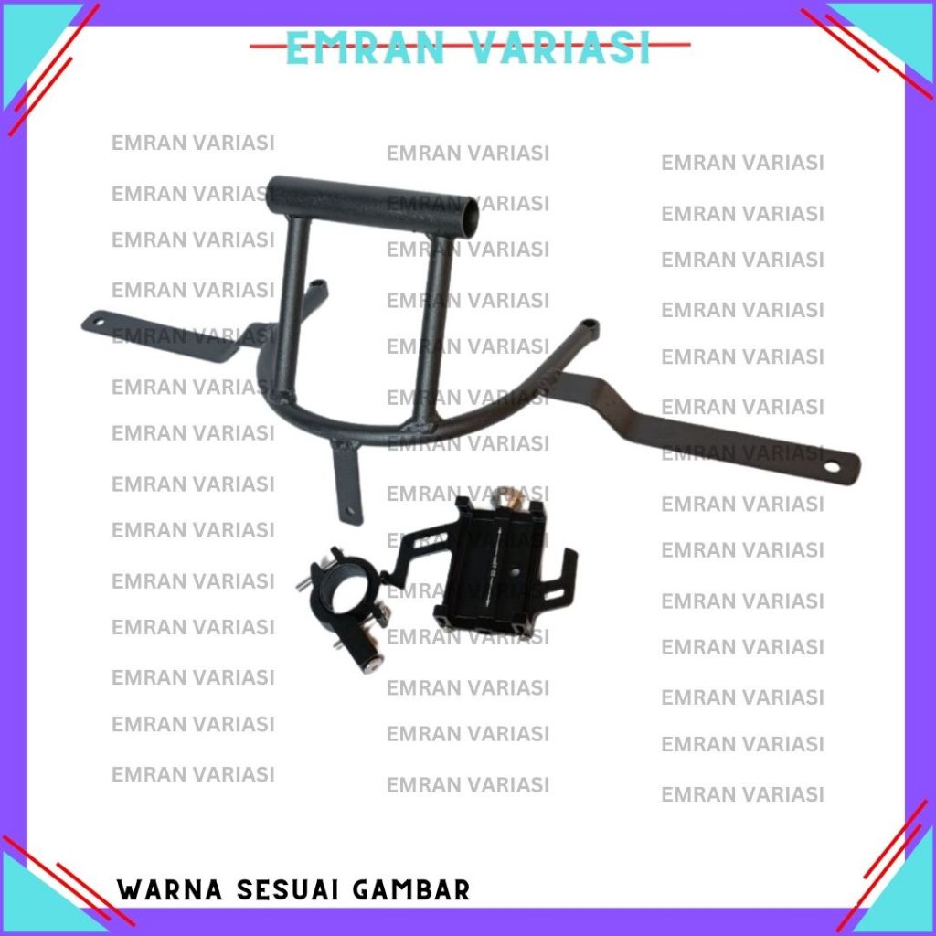 PAKET HOLDER HP YAMAHA NMAX PEGANGAN DUDUKAN HANDPHONE BRACKET SEPEDA MOTOR ALUMUNIUM V2 DUDUKAN HAN