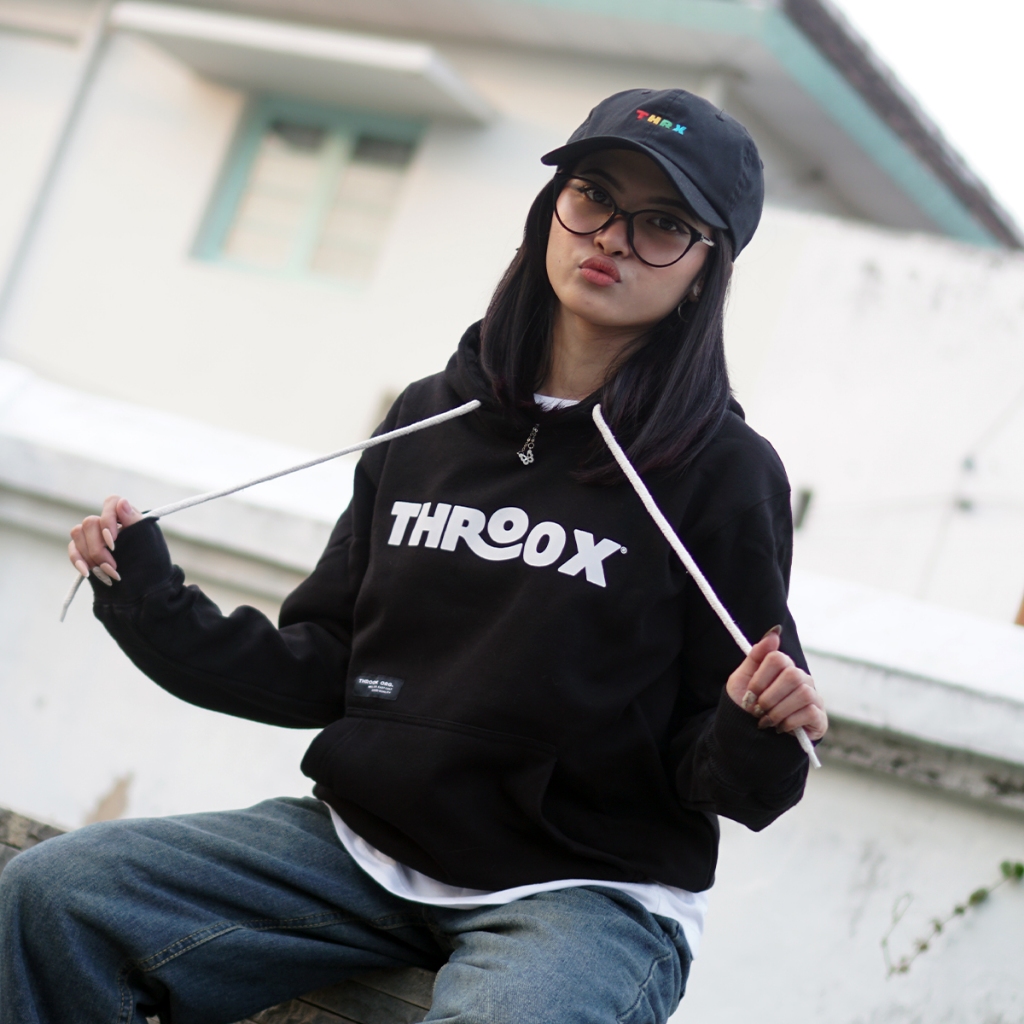 Throoxoriginal Jaket Hitam Bellingham Black || Hoodie Throox