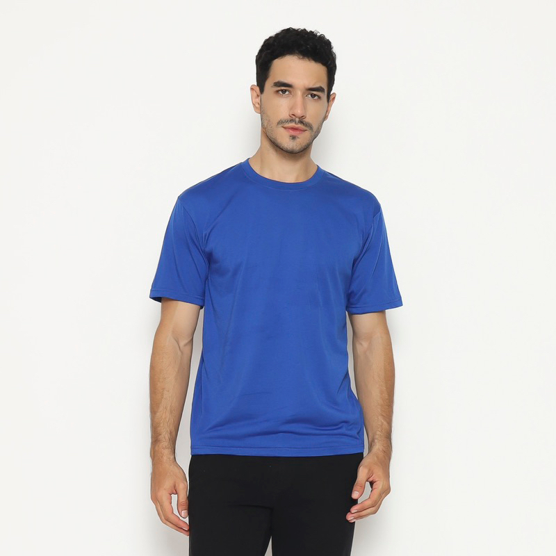 KAOS POLOS PE 24s T-SHIRT PREMIUM | BIRU BENHUR