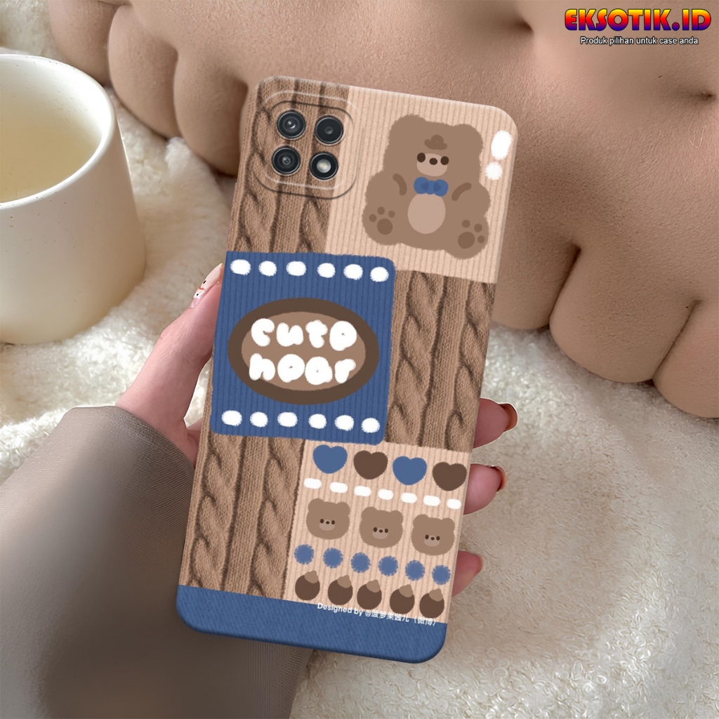 Case Samsung A22 5G - Casing Samsung A22 5G - Fashion Case - Silikon Samsung A22 5G  - Motif Keren D