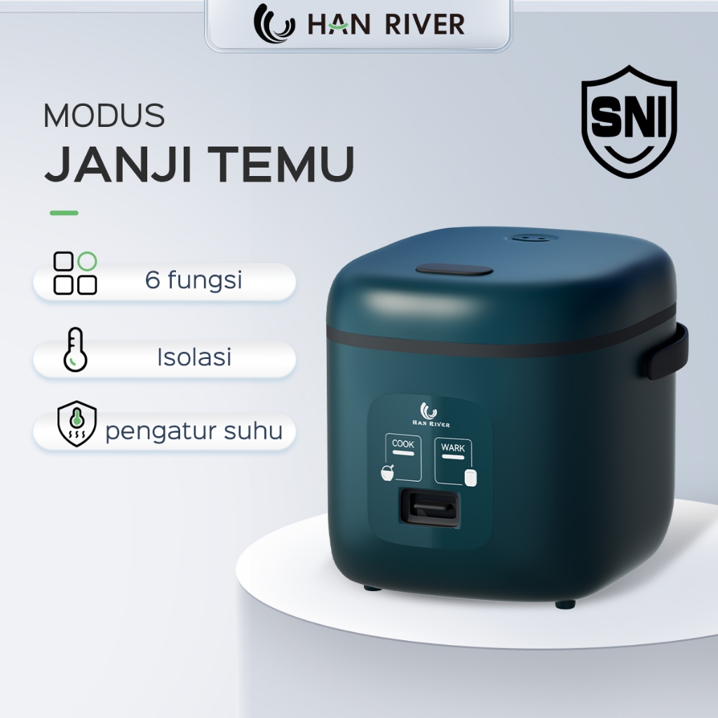 HAN RIVER Magic Com Mini 0.8liter Penanak nasi /business trip/400watt